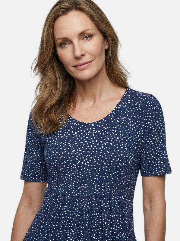 Women's Lightweight Floral Print Midi Dress | Flowy A - Line Summer Style - Velshara store