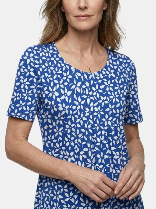 Women's Lightweight Floral Print Midi Dress | Flowy A - Line Summer Style - Velshara store