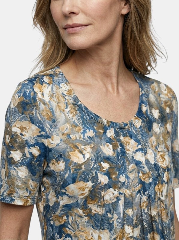 Women's Lightweight Floral Print Midi Dress | Flowy A - Line Summer Style - Velshara store