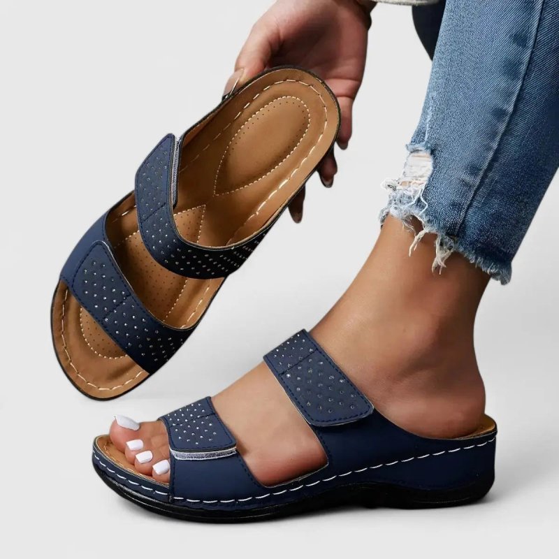 Women's Lightweight Gel Sandals | Comfortable Platform Footwear for Everyday Wear - Velshara store