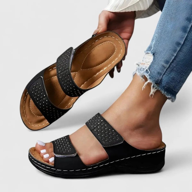 Women's Lightweight Gel Sandals | Comfortable Platform Footwear for Everyday Wear - Velshara store