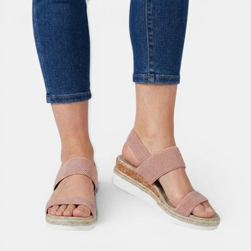 Women's Lightweight Platform Sandals | Elegant Cushioned Summer Footwear - Velshara store