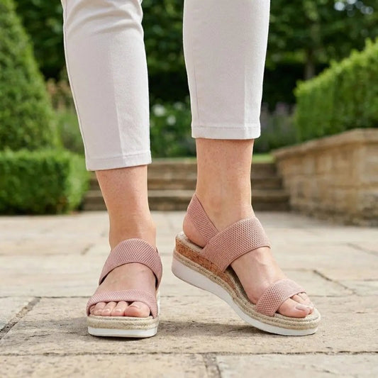 Women's Lightweight Platform Sandals | Elegant Cushioned Summer Footwear - Velshara store