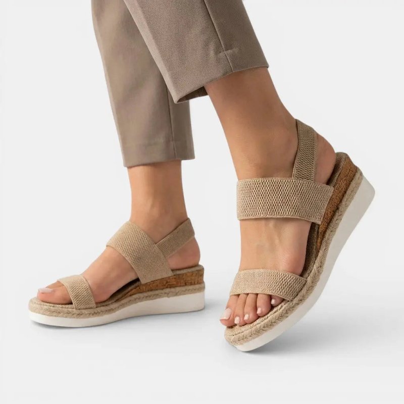 Women's Lightweight Platform Sandals | Elegant Cushioned Summer Footwear - Velshara store