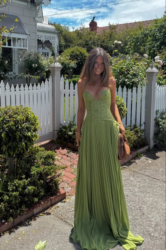 Women's Lightweight Pleated Corset Maxi Dress | Elegant Flowing Summer Evening Gown - Velshara store