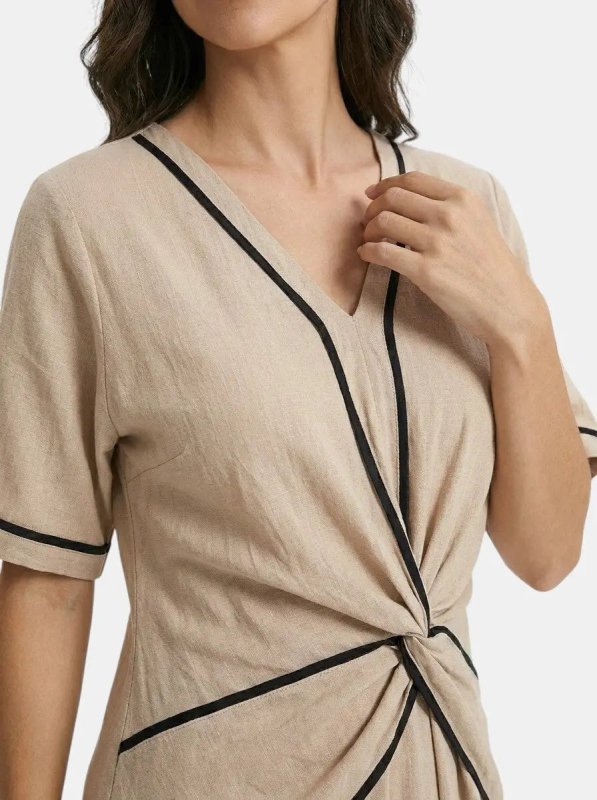 Women's Lightweight Striped Maxi Dress | Elegant Summer Style with Comfortable Fit - Velshara store