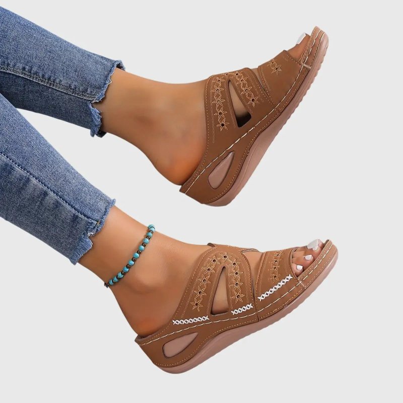 Women's Lightweight Synthetic Sandals | Elegant Comfortable Casual Footwear - Velshara store