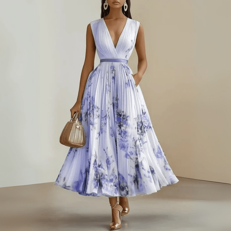 Women's Lightweight Viscose Maxi Dress | Breezy Flowy Summer Style - Velshara store