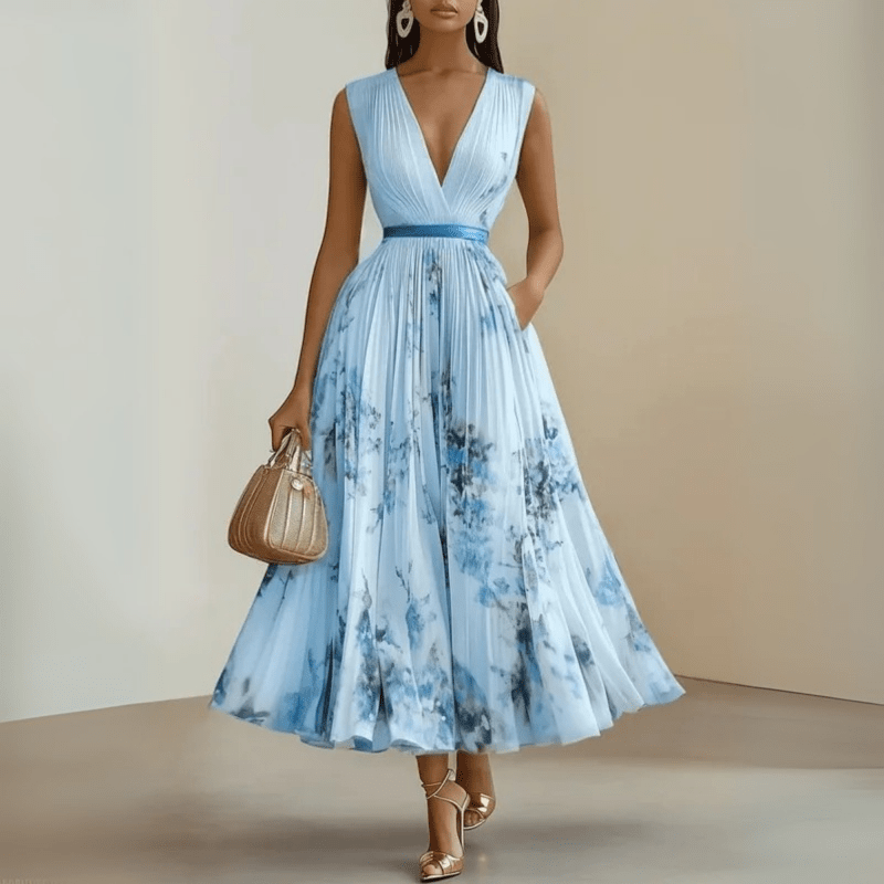 Women's Lightweight Viscose Maxi Dress | Breezy Flowy Summer Style - Velshara store
