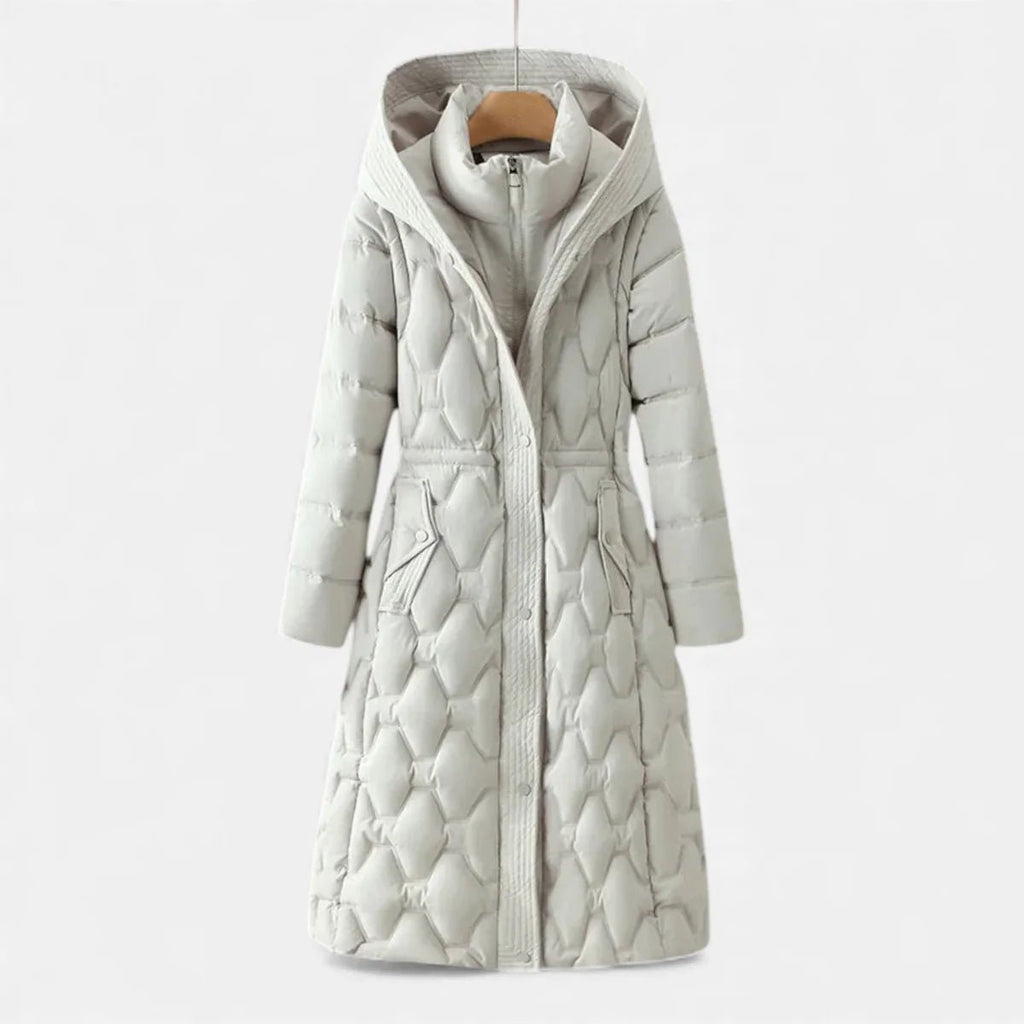 womens longline puffer coat - Velshara store