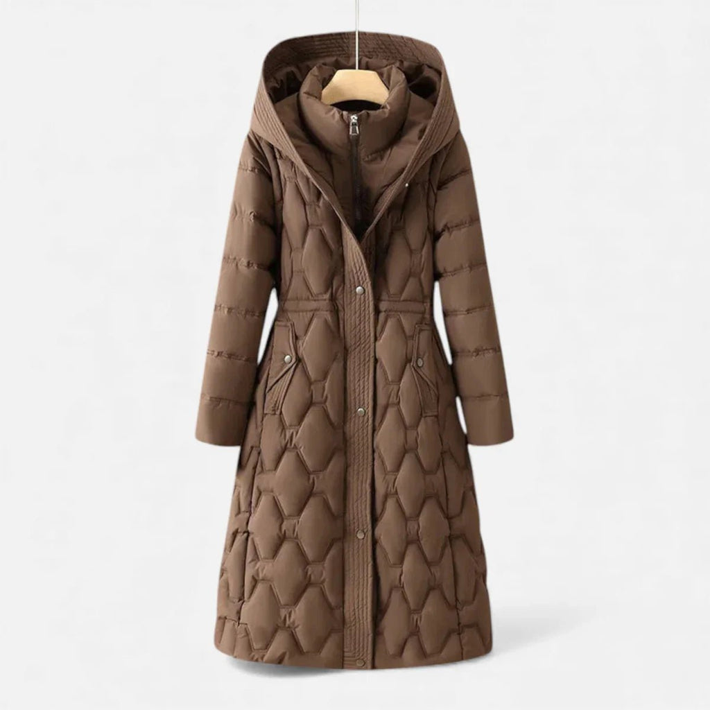 womens longline puffer coat - Velshara store
