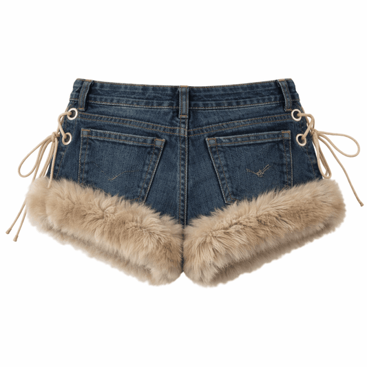 Women’s Low Waist Denim Shorts – Casual Retro Look - Velshara store