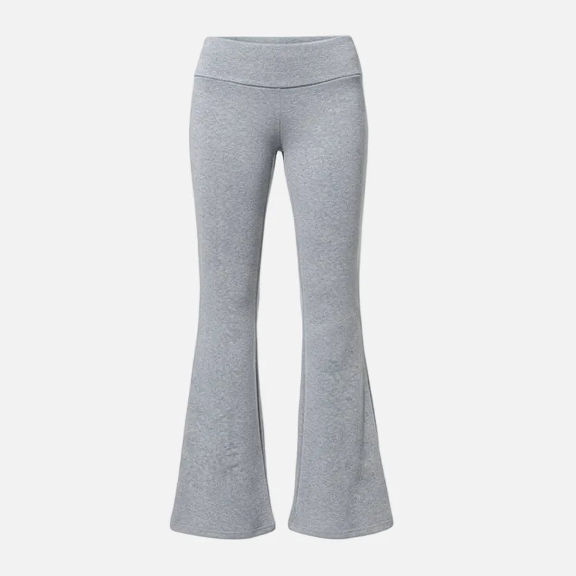 Women’s Low Waist Flared Pants – Solid Color Casual Fit - Velshara store