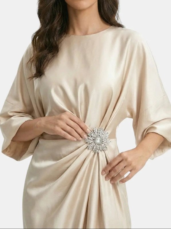 Women's Luxurious Shine Maxi Dress | Elegant Long Formal Evening Gown - Velshara store