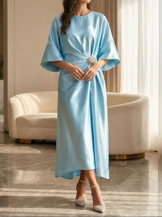 Women's Luxurious Shine Maxi Dress | Elegant Long Formal Evening Gown - Velshara store