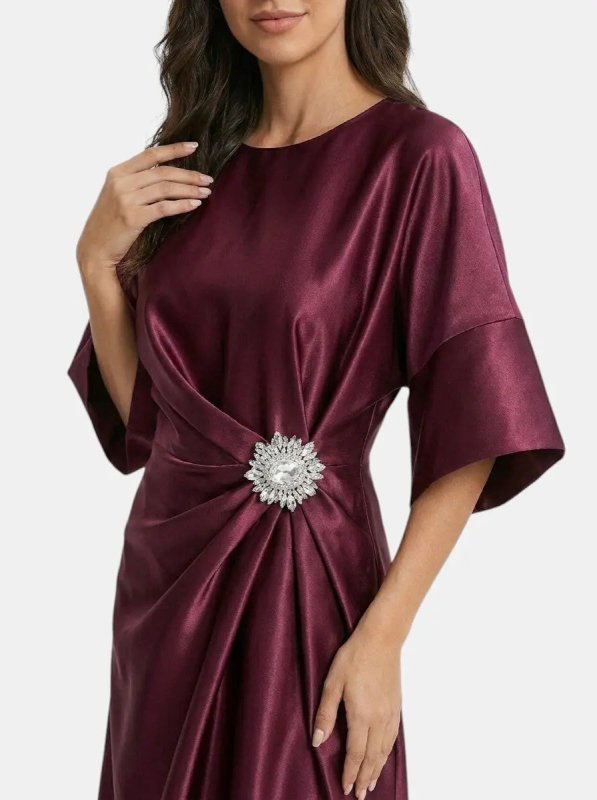 Women's Luxurious Shine Maxi Dress | Elegant Long Formal Evening Gown - Velshara store