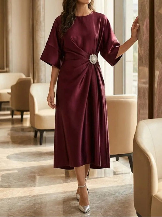 Women's Luxurious Shine Maxi Dress | Elegant Long Formal Evening Gown - Velshara store