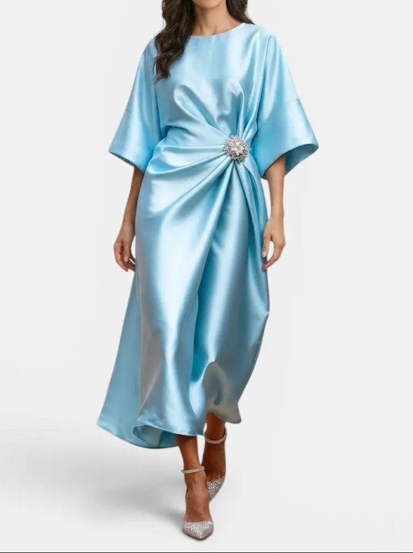 Women's Luxurious Shine Maxi Dress | Elegant Long Formal Evening Gown - Velshara store