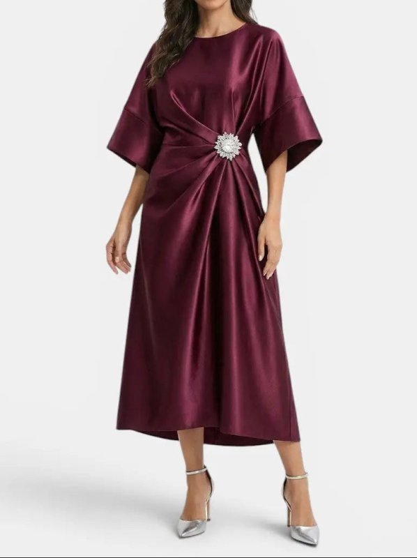 Women's Luxurious Shine Maxi Dress | Elegant Long Formal Evening Gown - Velshara store