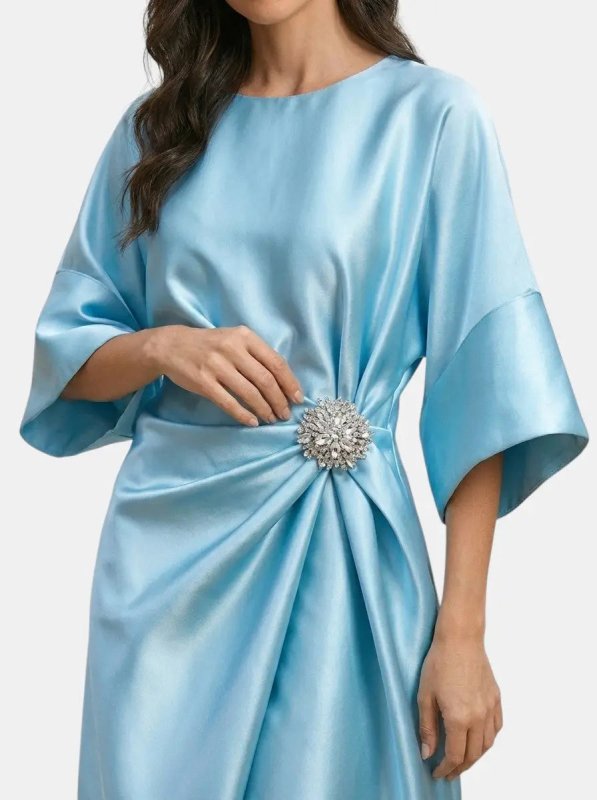 Women's Luxurious Shine Maxi Dress | Elegant Long Formal Evening Gown - Velshara store