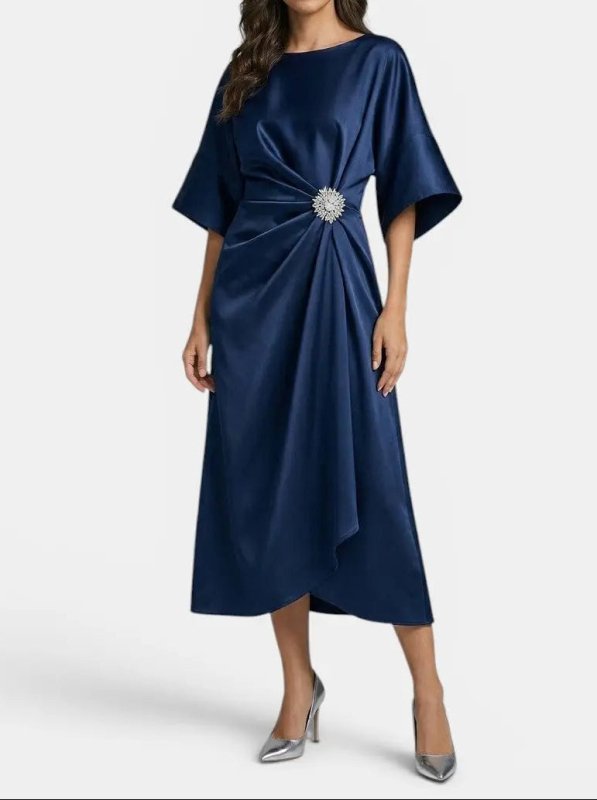 Women's Luxurious Shine Maxi Dress | Elegant Long Formal Evening Gown - Velshara store