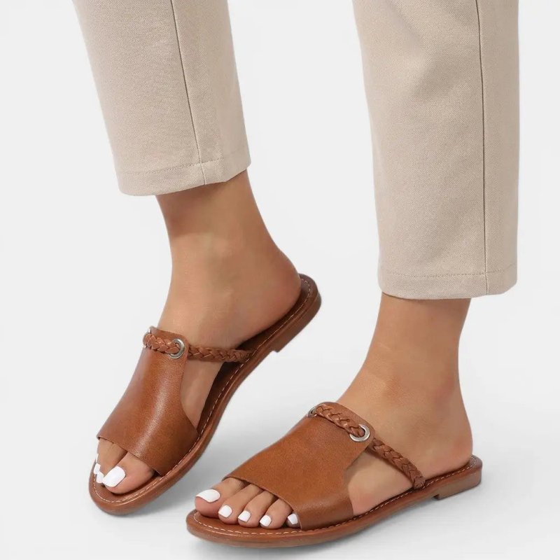 Women's Premium Woven Sandals | Elegant Braided Design for Summer Comfort - Velshara store
