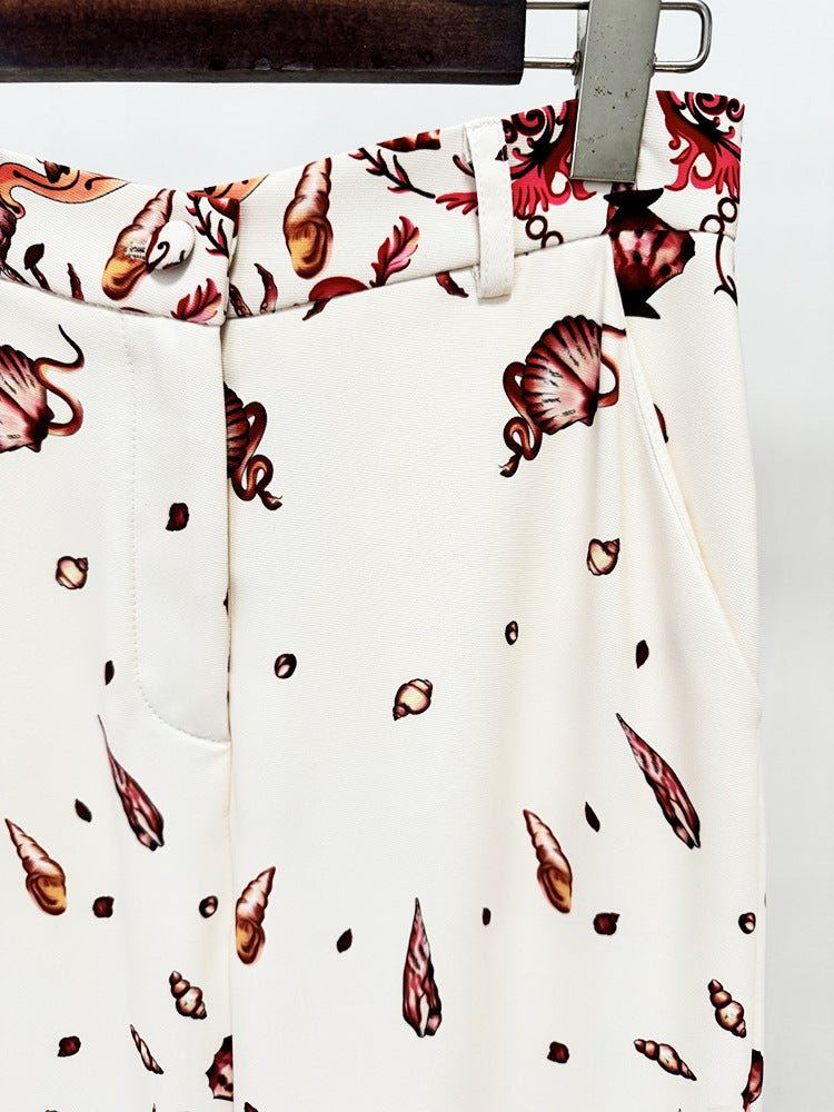 Women’s Printed Suit Set – 3 Piece Cami, Jacket and Pants Outfit - Velshara store