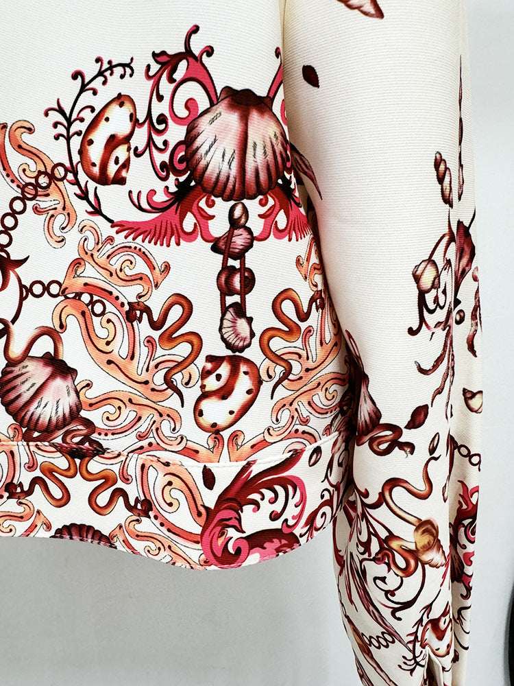 Women’s Printed Suit Set – 3 Piece Cami, Jacket and Pants Outfit - Velshara store
