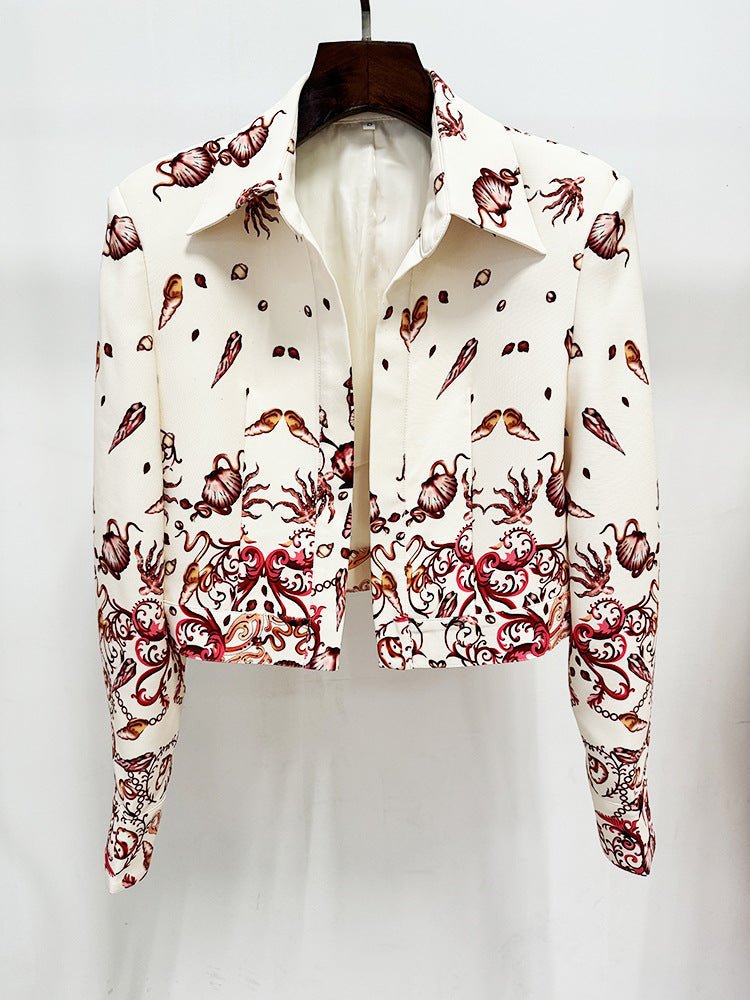 Women’s Printed Suit Set – 3 Piece Cami, Jacket and Pants Outfit - Velshara store