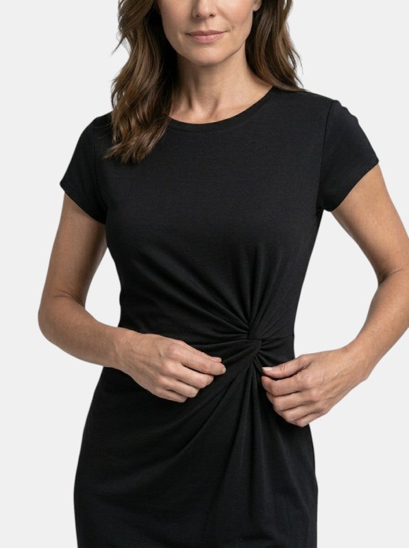Women's Rich Fabric Bodycon Midi Dress | Elegant Sculpted Wrap Design for Formal Occasions - Velshara store