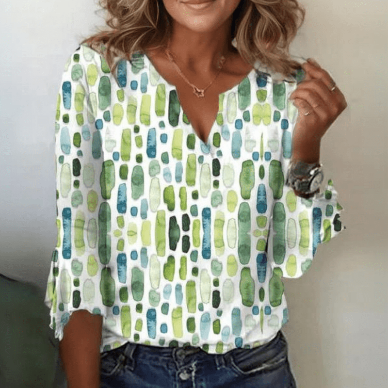 Women's Silk Cotton Blouse | Stylish Loose - Fit Summer Top - Velshara store