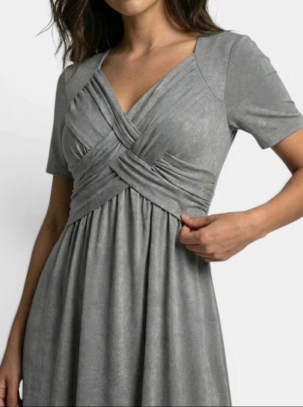 Women's Soft A - Line Midi Dress | Elegant Tummy Control Cocktail Wear - Velshara store