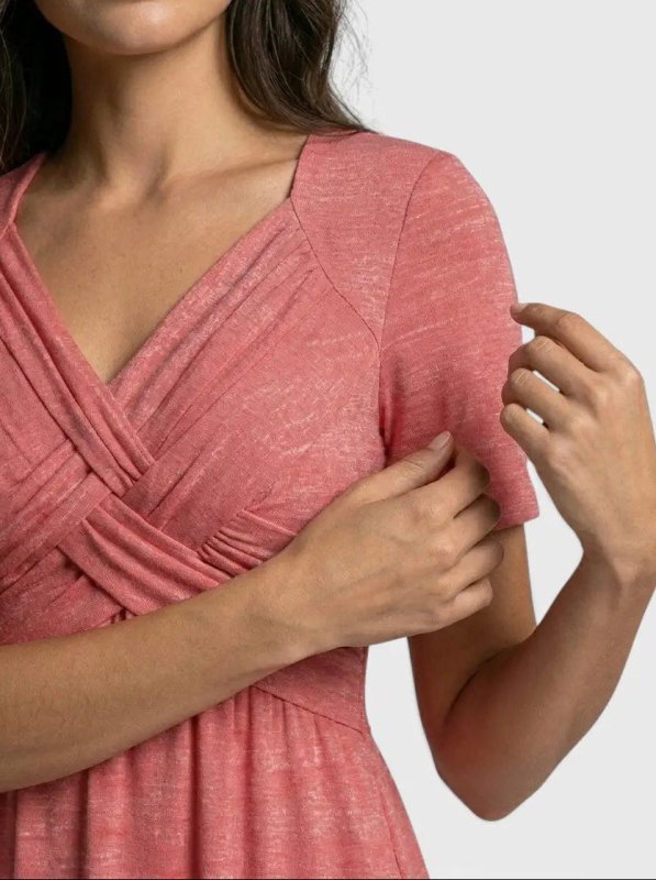 Women's Soft A - Line Midi Dress | Elegant Tummy Control Cocktail Wear - Velshara store