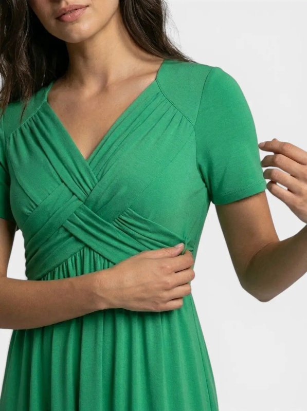 Women's Soft A - Line Midi Dress | Elegant Tummy Control Cocktail Wear - Velshara store