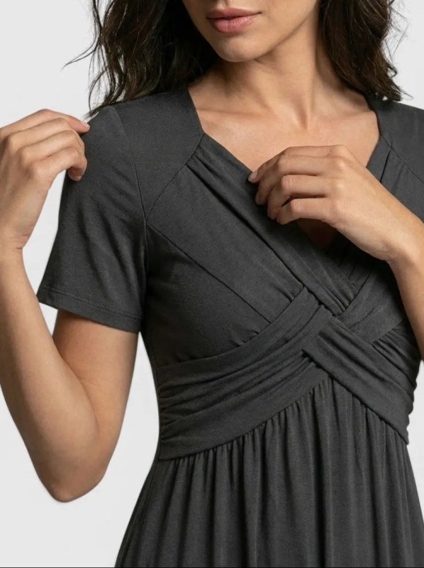 Women's Soft A - Line Midi Dress | Elegant Tummy Control Cocktail Wear - Velshara store