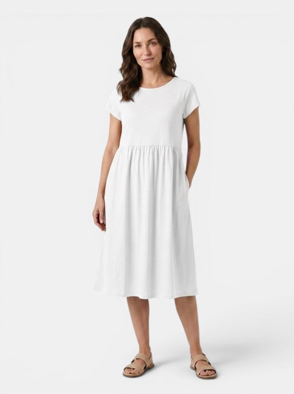 Women's Soft Cotton Summer Dress | Relaxed Fit Casual Everyday Wear - Velshara store