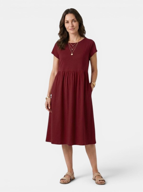 Women's Soft Cotton Summer Dress | Relaxed Fit Casual Everyday Wear - Velshara store