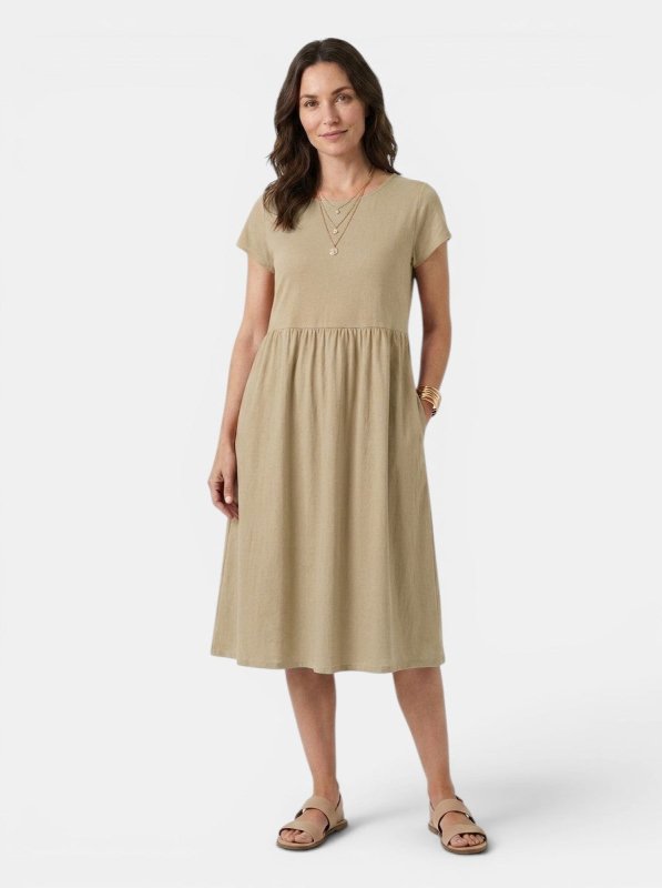 Women's Soft Cotton Summer Dress | Relaxed Fit Casual Everyday Wear - Velshara store