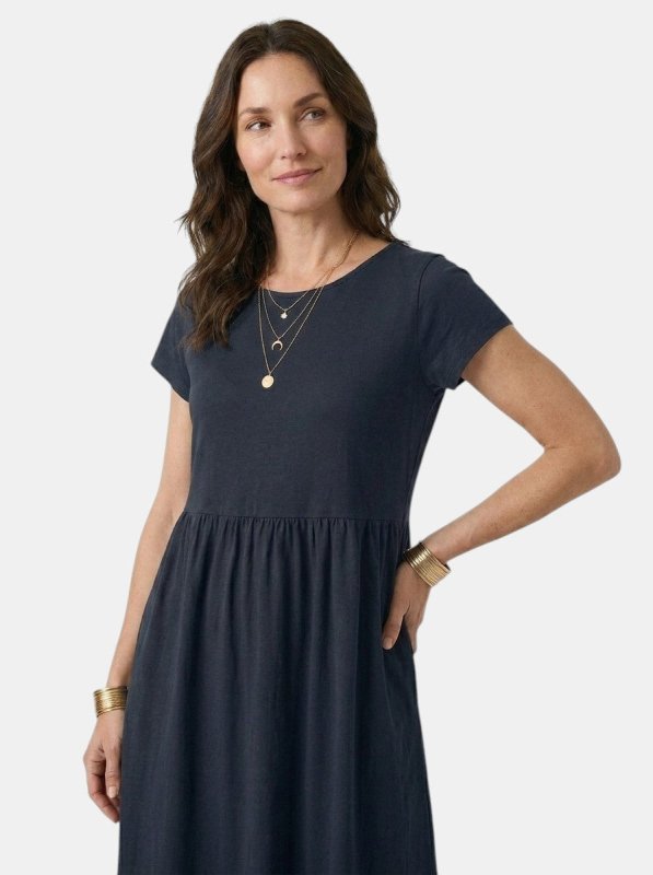 Women's Soft Cotton Summer Dress | Relaxed Fit Casual Everyday Wear - Velshara store