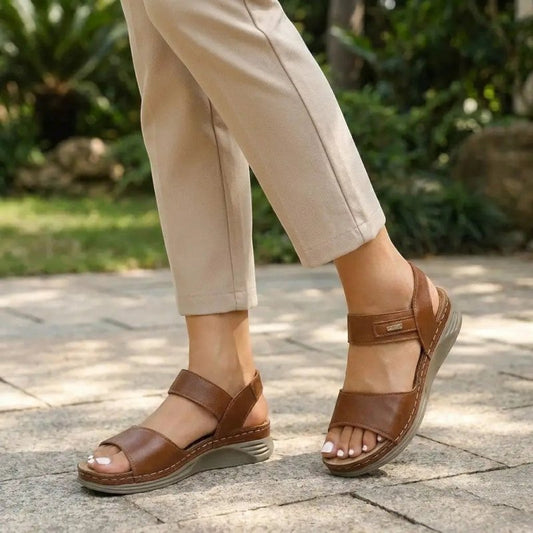 Women's Soft Cushioned Slip - On Sandals | Lightweight Casual Summer Footwear - Velshara store