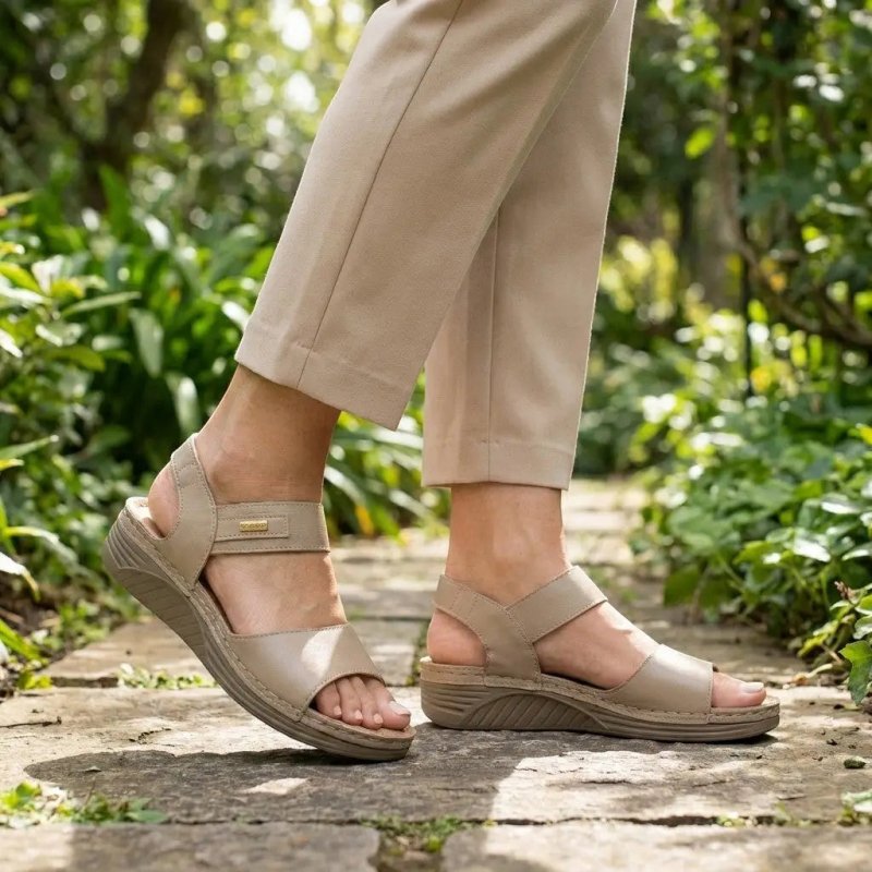 Women's Soft Cushioned Slip - On Sandals | Lightweight Casual Summer Footwear - Velshara store