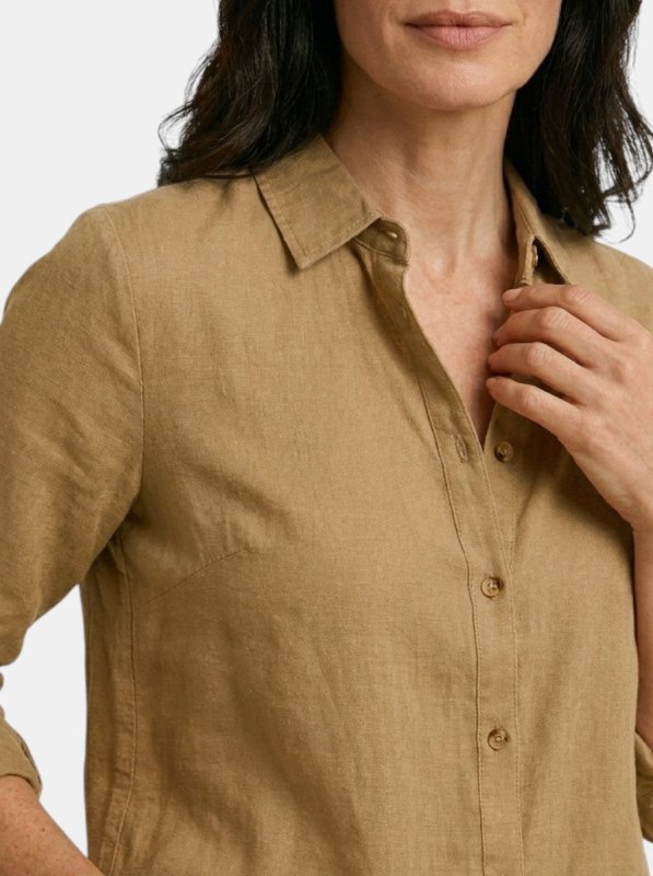 Women's Soft Drape Long Sleeve Blouse | Elegant Relaxed Fit Summer Top - Velshara store