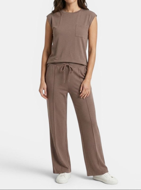Women's Soft Fabric Two Piece Co - Ord Set | Relaxed Fit Summer Outfit - Velshara store