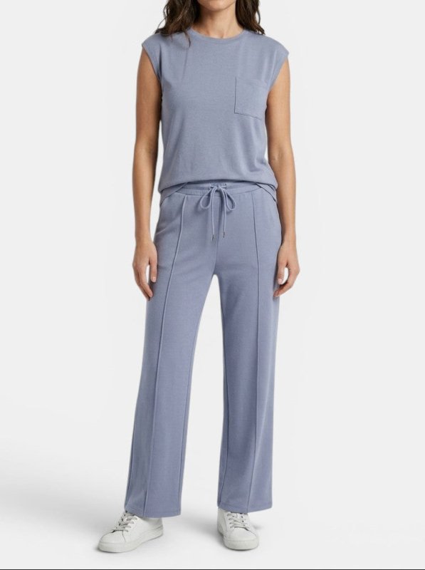 Women's Soft Fabric Two Piece Co - Ord Set | Relaxed Fit Summer Outfit - Velshara store