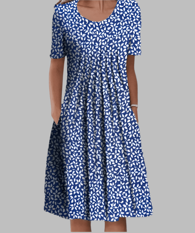Women's Soft Midi Dress | Elegant Flowy Summer Dress - Velshara store