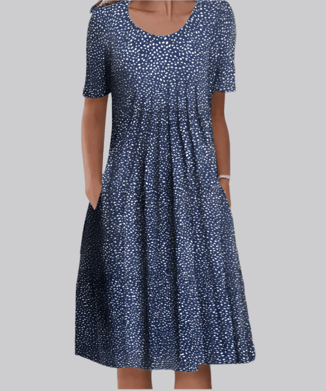 Women's Soft Midi Dress | Elegant Flowy Summer Dress - Velshara store