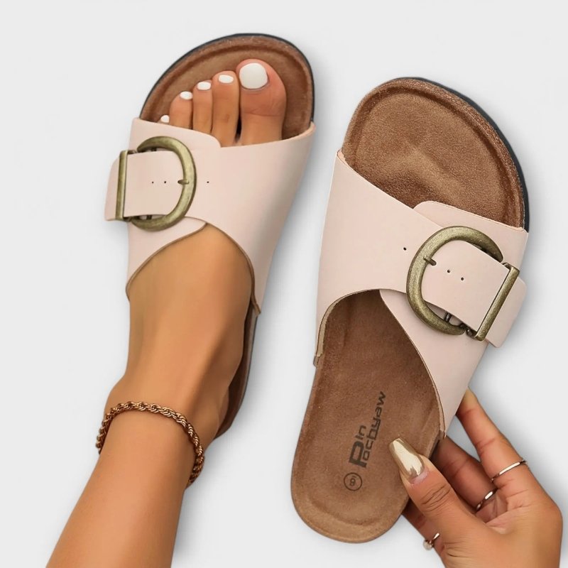 Women's Soft Synthetic Comfort Orthopedic Sandals | Vintage - Inspired Ergonomic All - Day Wear - Velshara store