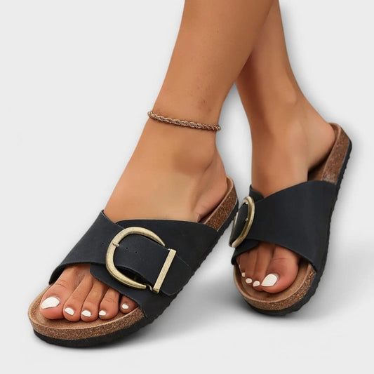 Women's Soft Synthetic Comfort Orthopedic Sandals | Vintage - Inspired Ergonomic All - Day Wear - Velshara store