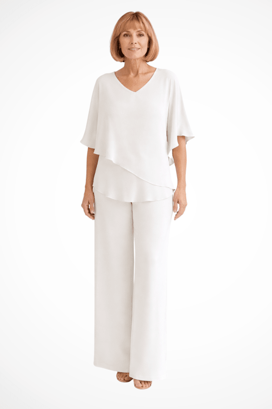 Women's Solid Cobalt Blue Loungewear Set | Relaxed Batwing Top and Wide Leg Trousers - Velshara store