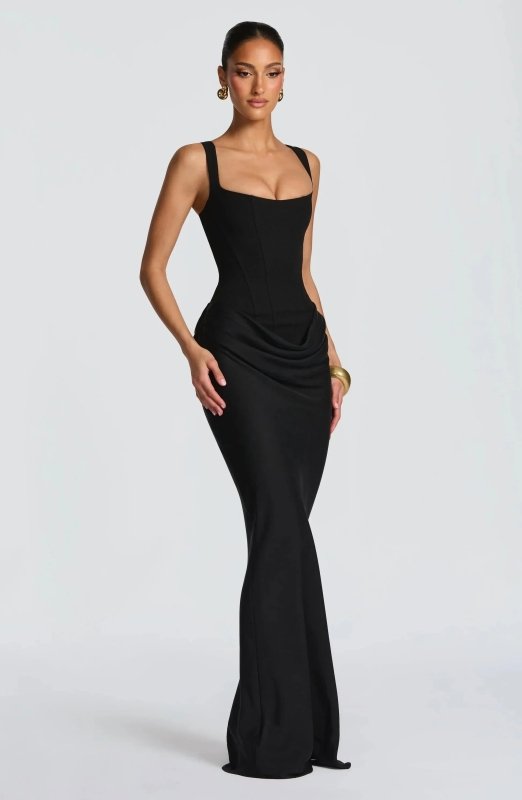 Women's Stretchy Bodycon Dress | Sleek Backless Cocktail Gown - Velshara store